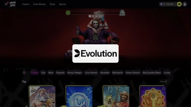 top evolution gaming casino