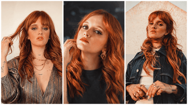 Carolina Deslandes em três sessões fotográficas