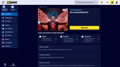 Ilmaiskierrokset bonukset