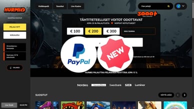 uudet PayPal casinot