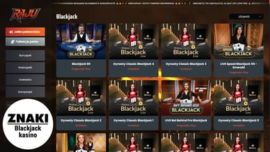 blackjack online casinos