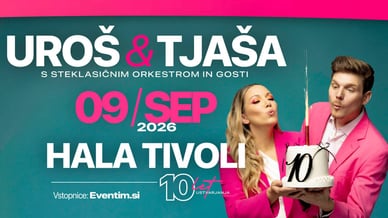 Uroš in Tjaša koncert 10 let