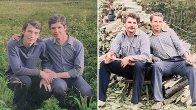 Народний артист України Павло Зібров разом зі своїм старшим братом Володимиром