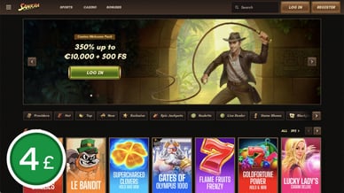 4 pound deposit casino