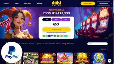 PayPal deposit casino