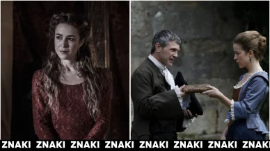 Silvia Abascal durante el rodaje de series