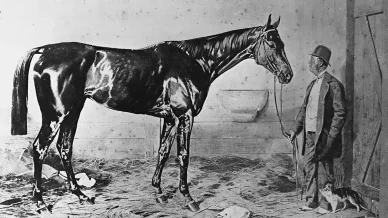 Kincsem és trénere