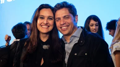 Axel Kicillof y Soledad Quereilhac Axel Kicillof y Soledad Quereilhac