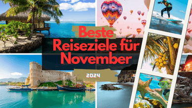 Beste Reiseziele für November