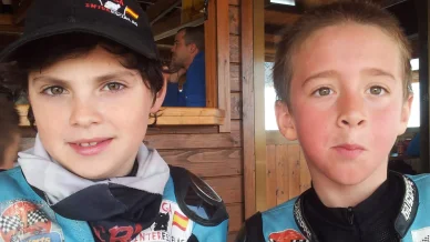 Pedro Acosta en su infancia