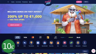 best 10 pound deposit casino