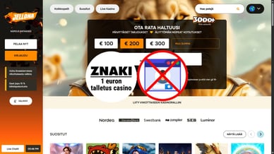 1 euron talletus kasinoilla ilman rekisteröitymistä