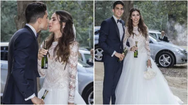 Marc Bartra y Melissa Jiménez Marc Bartra y Melissa Jiménez