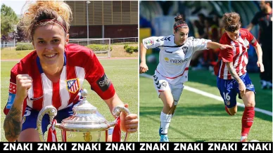 Mapi León en el Atlético de Madrid