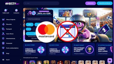 Mastercard kasinot ilman rekisteröitymistä