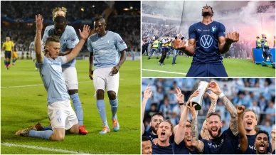 Malmö FF firar segrar Malmö FF firar segrar