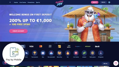 pay by phone credit casino