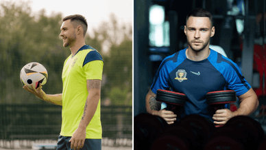 Олексій Гуцуляк, професійний український футболіст, півзахисник збірної України та житомирського клубу «Полісся»