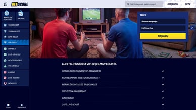 bet score VIP club