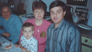 Меловін в дитинстві