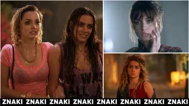 Ana de Armas durante el rodaje de películas