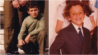 Javier Gutiérrez en su infancia