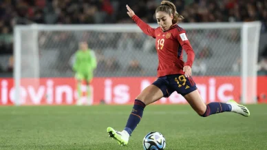 Olga Carmona en la selección española