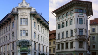 Urbančeva hiša in Hauptmanova hiša