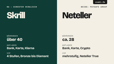 Skrill oder Neteller