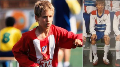 Marcos Llorente en su infancia