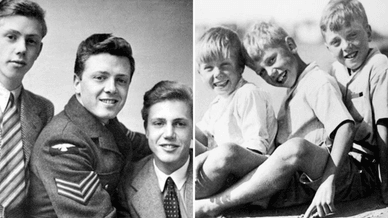 Девід Аттенборо разом зі своїми братами, Джоном Аттенборо та Річардом Аттенборо