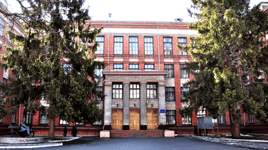 Морфологічний корпус Тернопільського національного медичного університету імені І. Я. Горбачевського, в центрі Тернополя за адресою вулиця Руська