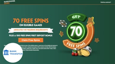 online casino fast bank transfer