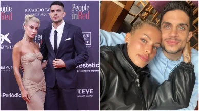 Marc Bartra y Jessica Goicoechea Marc Bartra y Jessica Goicoechea