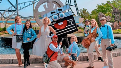 movie park germany foto's