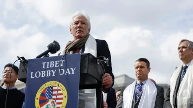 Richard Gere se pronuncia a favor del Tíbet Richard Gere se pronuncia a favor del Tíbet
