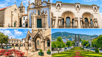 Igreja de São Francisco, Museu Martins Sarmento e Padrão do Salado em Guimarães