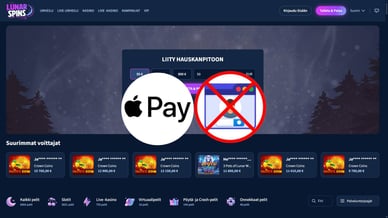 Apple Pay kasino ilman rekisteröitymistä