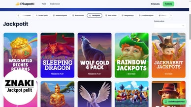 parhaat jackpot pelit