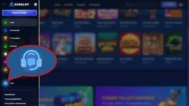 Asiakaspalvelu azurslot casino