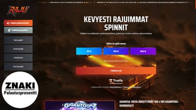 paras palautusprosentti nettikasino