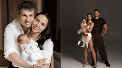 Євген Кот разом із його дружиною та донькою