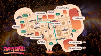 Festyland plattegrond