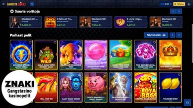 gangstasino kasinopelit