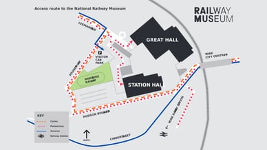 National Railway Museum map