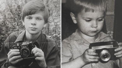 Дмитро Комаров в дитинстві