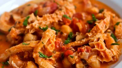 Il piatto “trippa alla pisana” Trippa alla pisana