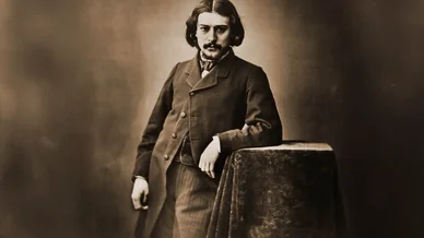 Portrait photographique d’Alphonse Daudet par Nadar au XIXᵉ siècle.