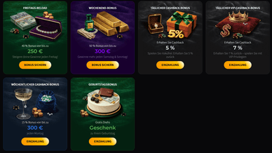 Aktionen in MGA Casinos