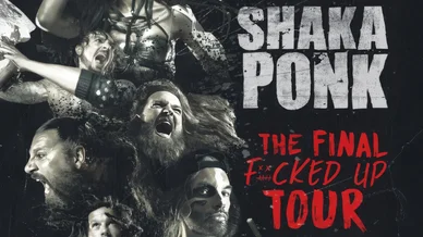 Affiche officielle de la tournée « The Final F#*cked Up Tour » de Shaka Ponk.